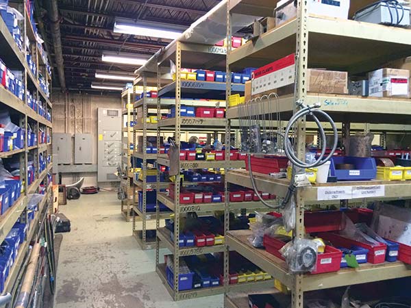 Blanchet concrete pump parts warehouse